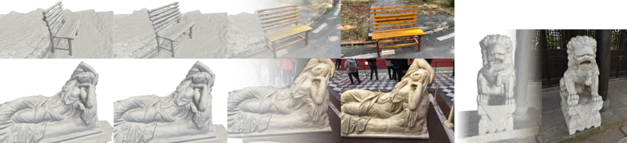 Sparfels reconstruction results